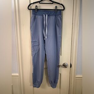 Vapor blue space dye pants